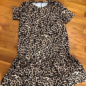 Zara Leopard Women Dress Size M